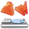 Replacement Phono Cartridge for Ortofon 2M Series Vinyl Record Player Elliptical Diamond Turntable Needle with Guard Cover