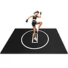 [US Local Warehouse] Wrestling Mat 10ft X 6.6ft Jiu Jitsu Mats Judo Mat with 3cm Thickness for PE Training Yoga BJJ MMA Grappling Boxing Martial Art (Black)