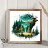 Forest Deer-Full Round Diamond Painting
