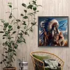 Indians nfl detroit lions-round drill diamond painting-40*40cm