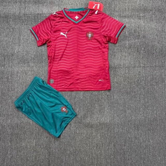 2026-27 Portugal Home Jersey - Children's Version