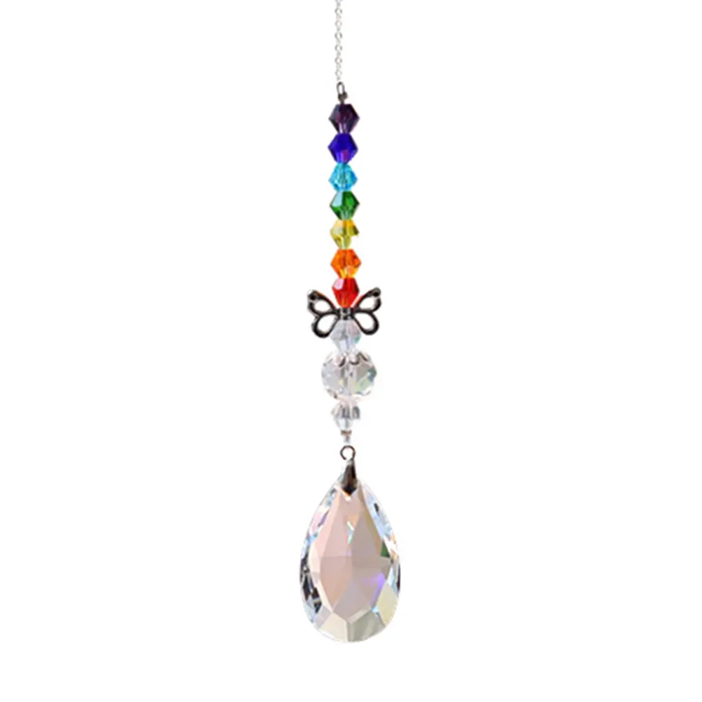 Cartoon Crystal Pendant Necklace Jewelry Craft Charm Fashion Accessory (F)