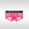 Men's Ice Silk Ultra-thin Breathable Transparent Sexy Low-Rise Boxer Briefs