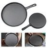 20cm Cast Iron Skillet Round Frying Pan Easy To Clean Omelette Pan for Cooking