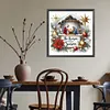 Christmas_Round peinture diamant foret-40*40cm