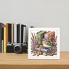 5D DIY Partial Special Shaped Drill Diamond Painting Bird Home With Frame Kit 19.2x19.2cm