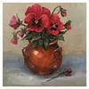 (4Pcs)Flowers-Paint by Numbers Acrylic Painting 20*20cm