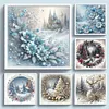 (Multi-Style)Winter Scenery-11CT Stamped Cross Stitch 40*40cm/15.75*15.75in