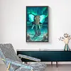 （Big Size）Butterfly Elephant-Full Square Diamond Painting 40*70cm