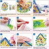 6pcs DIY Rhinestones Mosaic Diamond Painting Corner Bookmark Kit