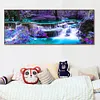 Diamond Painting-5D Full Square Drill Purplr Waterfall(80x40cm)