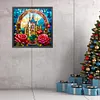 Rose Castle Glass Painting-Paint by Numbers Acrylic Painting 40*40CM
