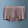 Men's Seamless Modal Boxer Briefs With Organic Latex Support Cup