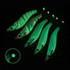 Luminous Fishing Lure 90mm 7g Squid Jigs Fishing Bait Prawn Hook Artificial Bait