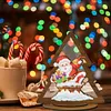 >SALE<Wooden Christmas Table Top Diamond Painting Ornament Kits Xmas Home Decor (E)