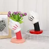 Creative Mickey Gloves Mickey Holding Vase Desktop Remote Control Storage Ornaments Desk Personalized Decorative Ornaments