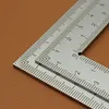 Mini 5x10cm Measuring Ruler Stainless Steel Square For Student Carpenter