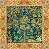(Stamped/Counted) Trees And Flowers - 11CT Cross Stitch 50*50cm/19.69*19.69in