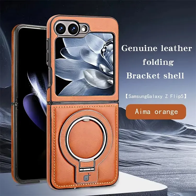 Magnetic Flip Ring Bracket Phone Case  For Samsung Z Flip 7 6 5 4 3