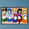Sailor Moon-Paint by Numbers Acrylic Painting 65*50CM