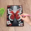 (US Local)50-Page A5 Butterfly Diamond Painting Notebook for Adult Holiday Birthday Gift