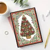 (US Local)Christmas Tree Special Shaped Diamond Painting Journal Notebook for Adults
