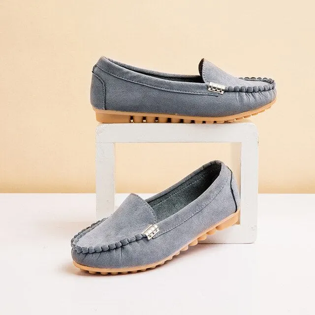 Plus Size Women Flats shoes 2022 Loafers Candy Color Slip on Flat Shoes Ballet Flats Comfortable Ladies shoe zapatos mujer 2022
