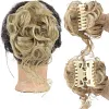 Griffe clip en d&eacute;sordre chignon extensions de cheveux