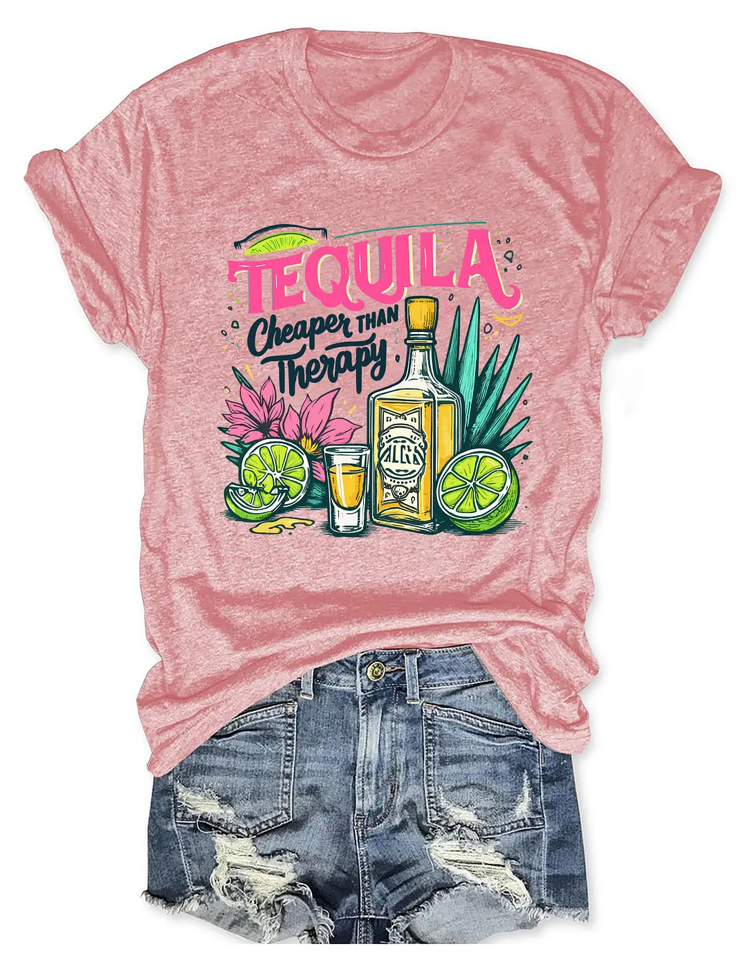 Tequila Cheaper Than Therapy T-shirt