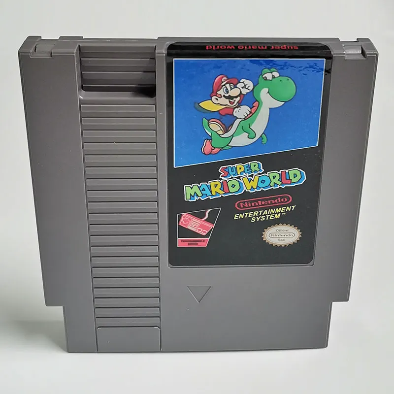Super Mario World For Nintendo NES - 8 Bit Game Cartridge