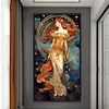 (Stamped/Counted) Star Goddess - 11CT Cross Stitch 50*90cm/19.69*35.43in