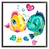 Fish - 9CT Partial Beaded Cross Stitch Kit(27x27cm)
