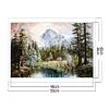 11CT Counted/Stamped Mountain water-Cross Stitch 40*50cm
