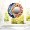 DIY Diamonds Painting Mirror Datura Special Shaped Crystal Drill Crafts Kit