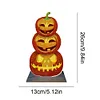 >SALE<2D Flat Wooden Halloween Pumpkin DIY Diamond Painting Desktop Decorations Decor