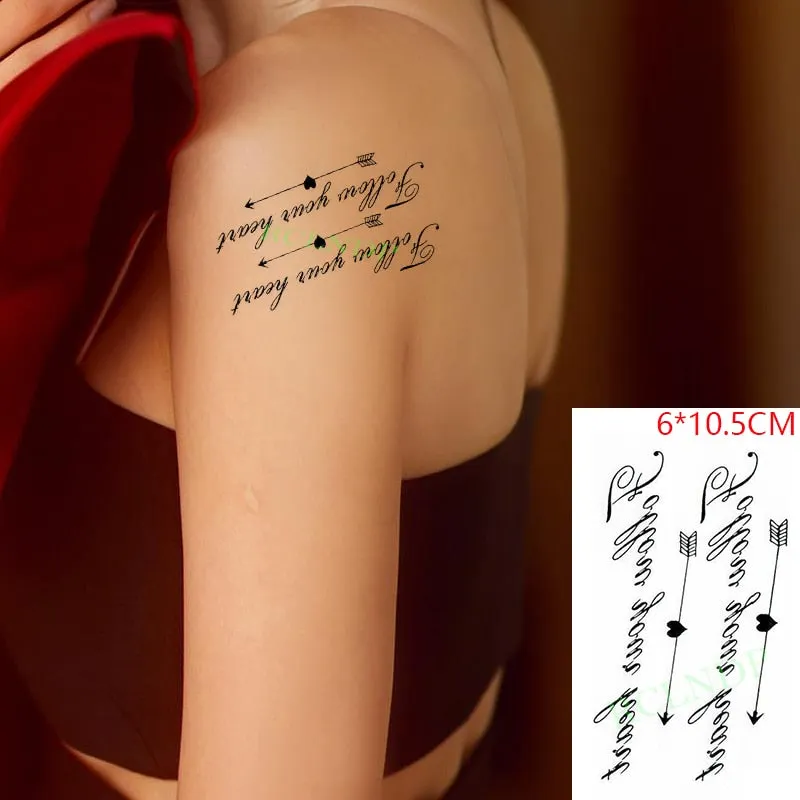 Waterproof Temporary Tattoo Sticker Wings Feather Small Element Fake Tatto Flash Tatoo Hand Arm Chest Art for Kids Men Women