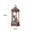 Christmas glowing interior water-filled wind lantern