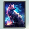 Wolf - 9CT Full Beaded Cross Stitch Kit(41x50cm)