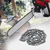 12 Inch Metal Chainsaw Chain 45 Drive Links 3/8inch Pitch Electric Saw Accessory