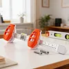 Level Hang Magnetic Ruler Lightweight Frame Positioning Tool with Built in Levels for Precise Photo and Mirror Installation