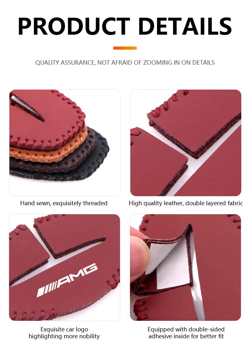 🔥Hot sale🔥Car seat belt buckle leather protective cover
