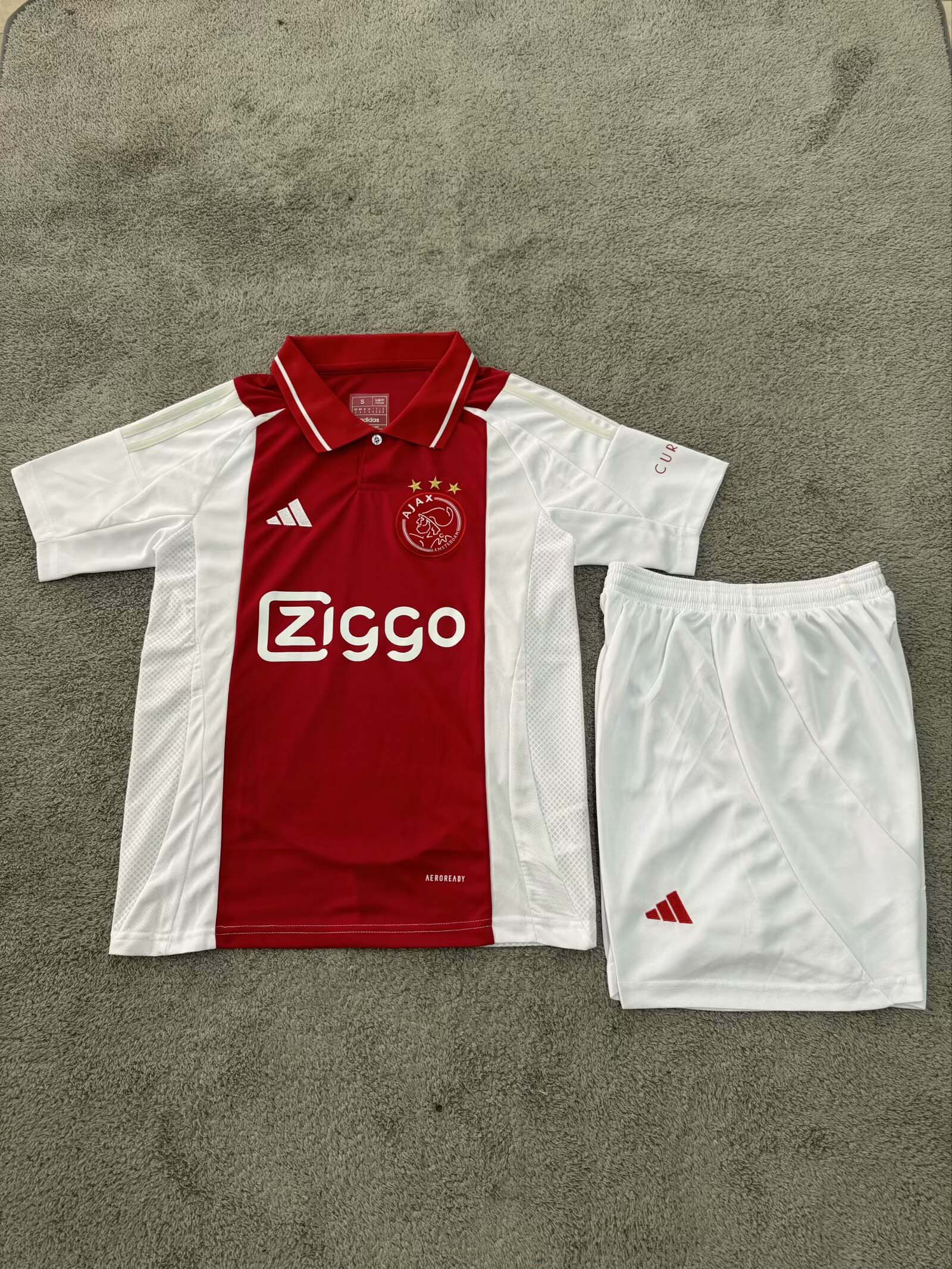 2024-2025 KIDS Ajax Amsterdam Home Football Shirt 1:1 Thai Quality