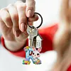 (US Local)PET Double Sided Special Shaped Easter Alphabet DIY Diamond Painting Keychain