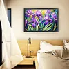 (Big Size)Iris - 11CT Stamped Cross Stitch 60*40cm/23.62*15.75in