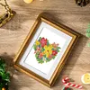 12pcs Birthday DIY Mini Round Diamond Painting Set Table Decor No Frame 15x18cm