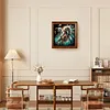 (US Local)Paint By Numbers Kit On Canvas DIY Oil Art Girl Picture Home Wall Decor40x40cm