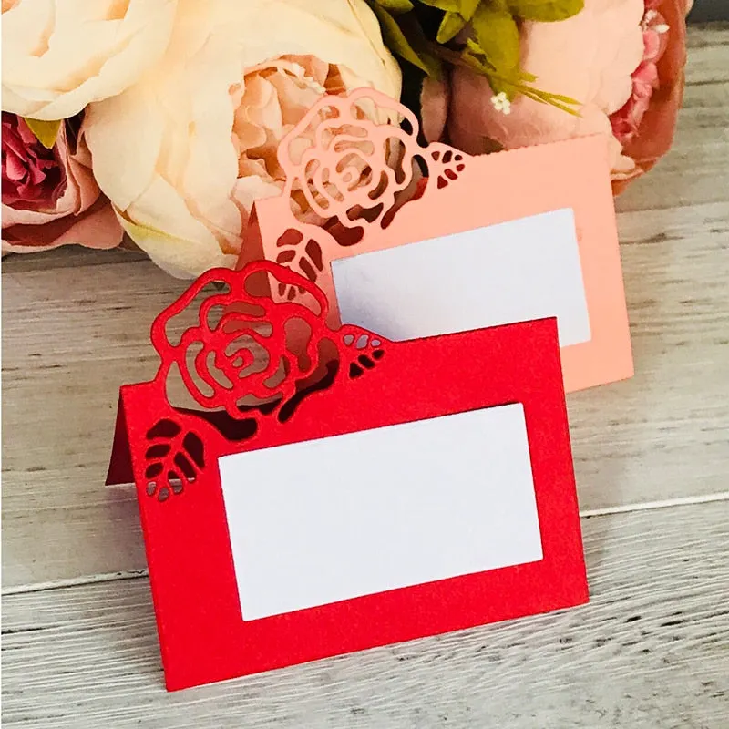 flowers wedding Scrapbooking Metal Cutting Dies Rose place cards craft Die Cut for DIY Paper making wedding invitations new 2019