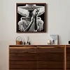 Elegant Hat Lady - Partial Special Shaped Diamond Painting 30*30cm