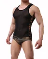 Men's camouflage jumpsuit Men's sexy lingerie