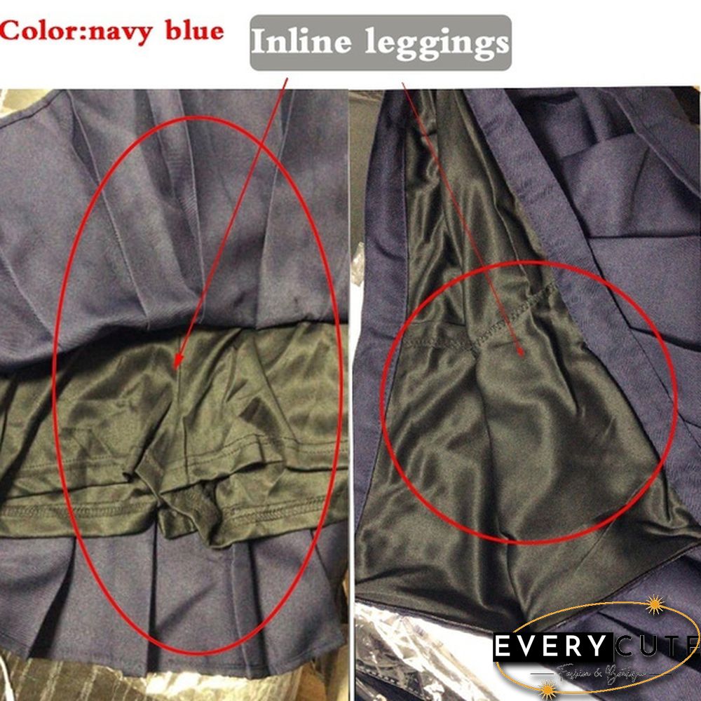 Women Fashion Summer High Waist Pleated Skirt Wind Cosplay Skirt
